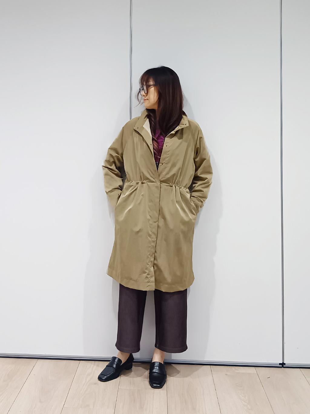 GIANNI LO GIUDICE ベージュモッズコート 長袖ライナー付き GIANNI LO GIUDICE(ジャンニロジュディチェ) のコーディネート｜本社