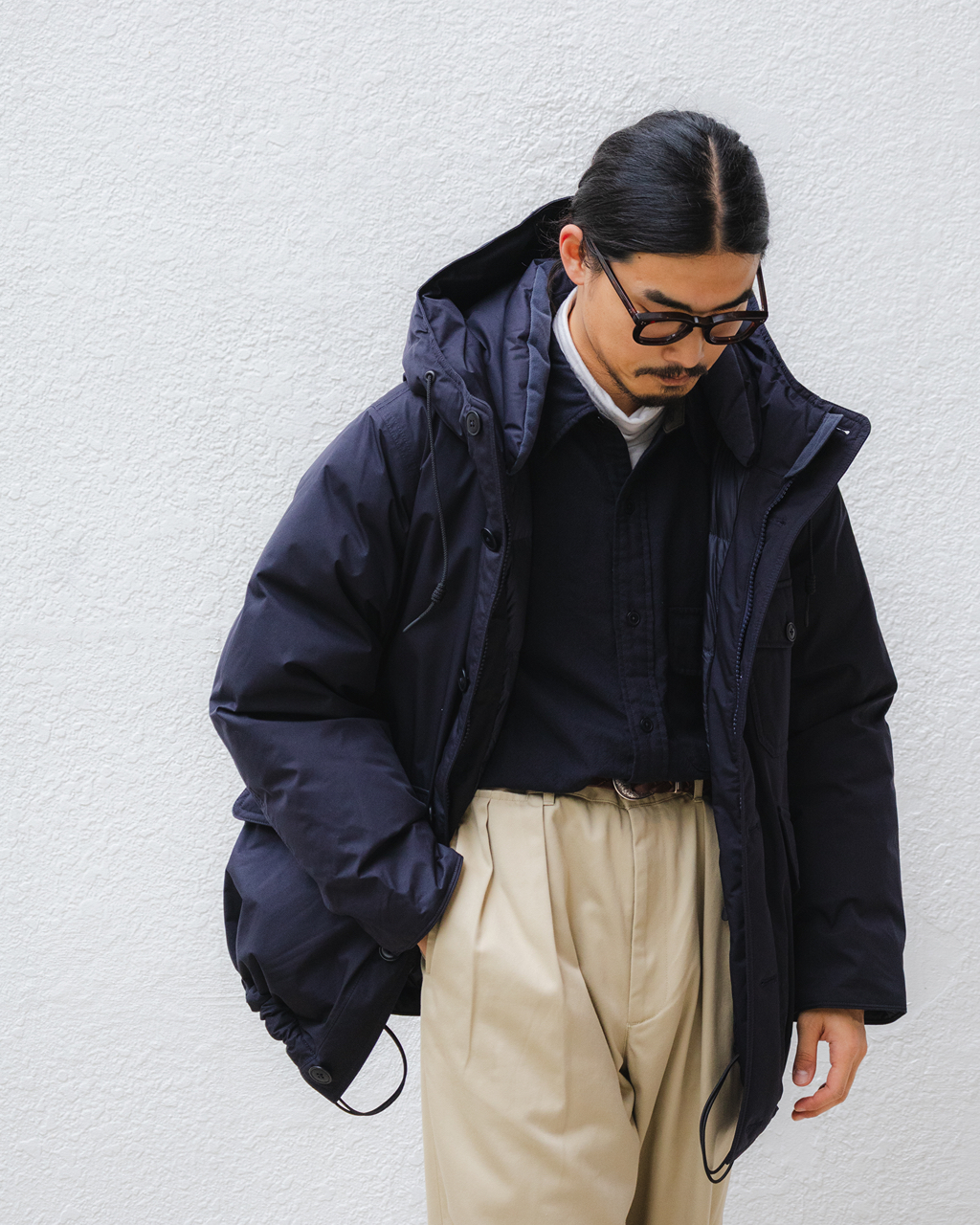 UCHIDA

Model height : 168cm

・Coat : XS
・Shirt : XS
・Pants : 30

リンクの無い商品・実際の着用感などは、お気軽にスタッフまでお問い合わせください。

nanamica KYOTO
TEL : 075-708-7308
MAIL：Kyoto.store@nanamica.com