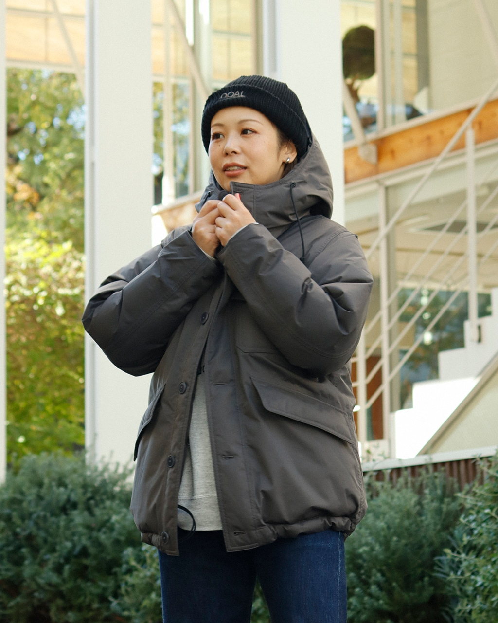 TERUI

Model : 160cm

▶Coat : XXS
▶Cap : F


オンラインに在庫の無い商品・実際の着用感などは、お気軽に店舗スタッフまでお問い合わせください。
nanamica D.W.S.