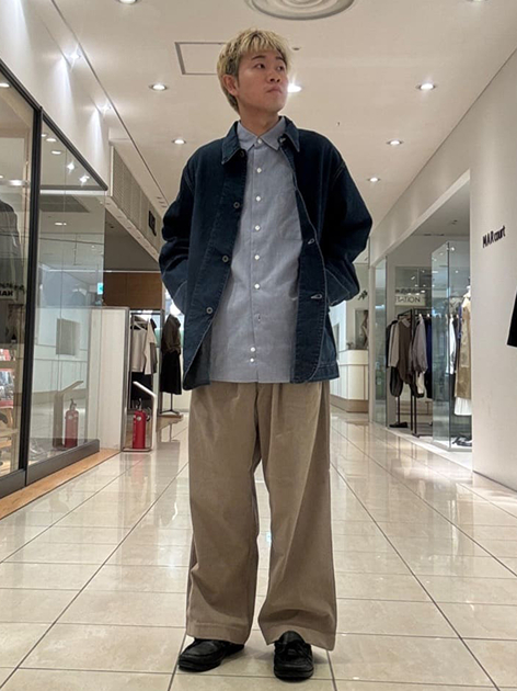 Takahashiさんの「Bshop｜ORCIVAL | コーデュロイ ワイドイージーパンツ MEN」を使ったコーディネート