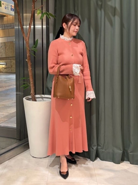 Sakurakoさんの「PINKY&DIANNE｜[美香コラボ]レースコンビニットワンピース」を使ったコーディネート