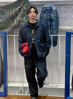 NATURAL DYE LINEN SHIRT SS/SAKURAWIDER MIJ R/SUICOKE X DENHAM a IN SAKURAWIDER MIJ R W31L32