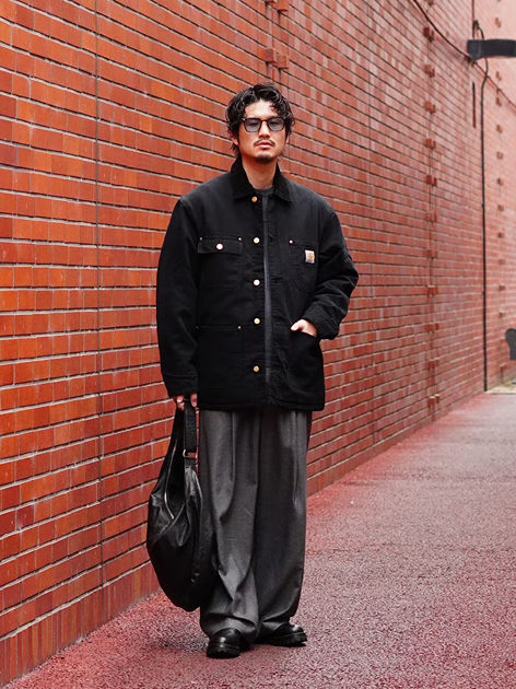 Melange Matt Worsted Side Seamless Trousers | Graphpaper(グラフ