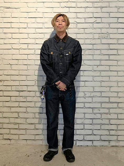 南堀江店のナガタエーイチさんのLeeの【試着対象】【101 101周年記念特別モデル】ANNIVERSARY 101 ICONIC STORM RIDER セットアップ可を使ったコーディネート