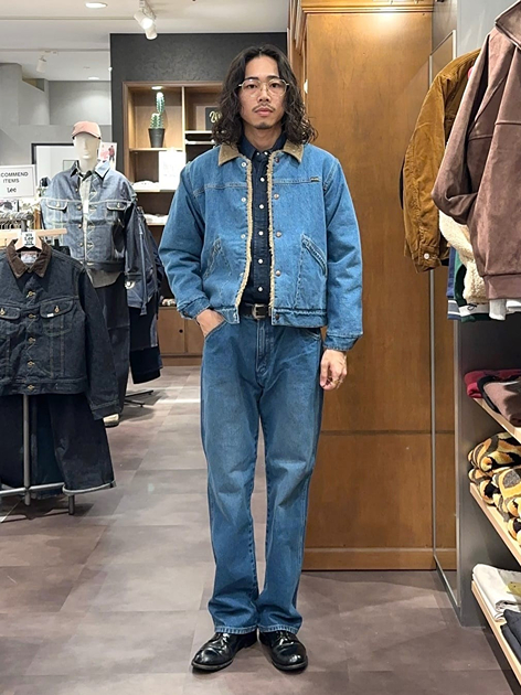 なんばパークスのリュウキさんのWranglerの【試着対象】13MWZ ストレートジーンズ【US ORIGINAL】を使ったコーディネート