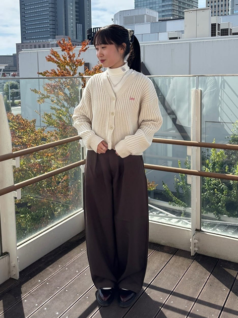 コクーンシティ2店のREMIさんのLeeのKNIT CARDIGAN / ニットカーディガンを使ったコーディネート