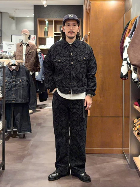 なんばパークスのホソノさんのLeeの【試着対象】WESTERNER JACKET / ウエスタナージャケット コーデュロイ【セットアップ可】を使ったコーディネート