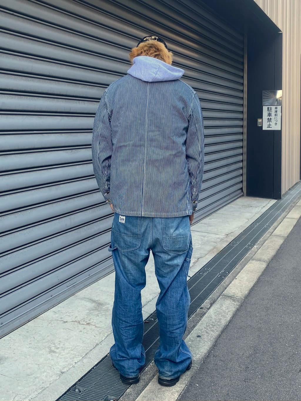 南堀江店のSHOGOさんのLeeの【試着対象】DUNGAREES ロコジャケット/カバーオール/デニムジャケット セットアップ対応【ユニセックス】を使ったコーディネート
