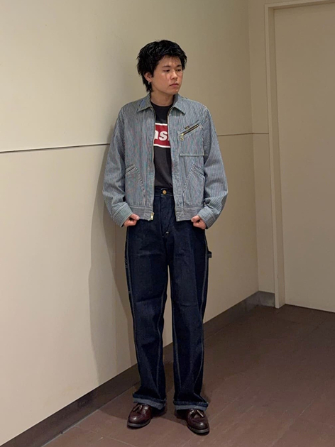 ルクア大阪のNOZOMIさんのLeeの91B　ZIP-UPブルゾンを使ったコーディネート