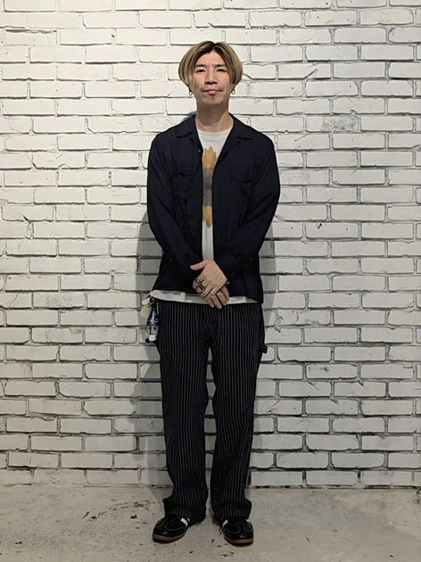 南堀江店のナガタエーイチさんのLeeの扱いナシを使ったコーディネート