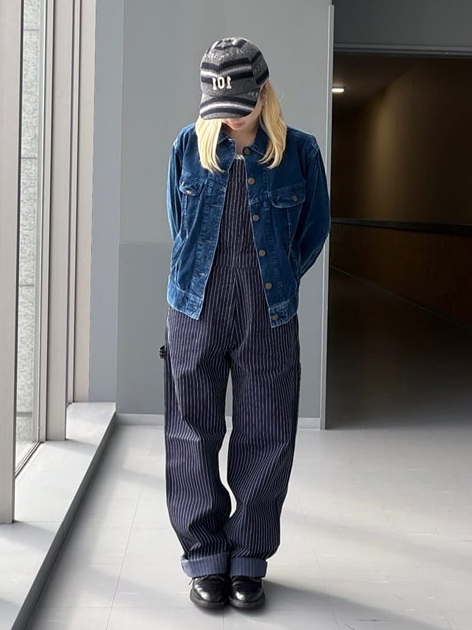 Lee アミュプラザ博多店のChihanaさんのLeeの【LOOKBOOK掲載】BLANKET B.B CAP / ブランケットキャップを使ったコーディネート