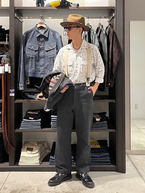 東京ソラマチ店のたけさんのLeeの【試着対象】VINTAGE LINNING BROUSE/ビンテージライニングブルゾンを使ったコーディネート
