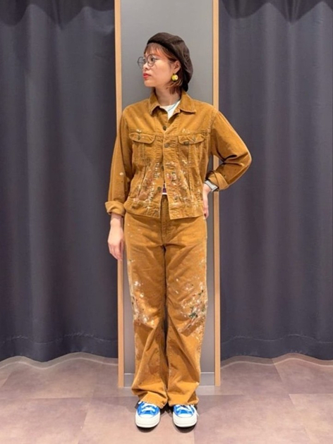 本部のちゃんりさんのLeeの【試着対象】WESTERNER JACKET / ウエスタナージャケット コーデュロイ【セットアップ可】を使ったコーディネート