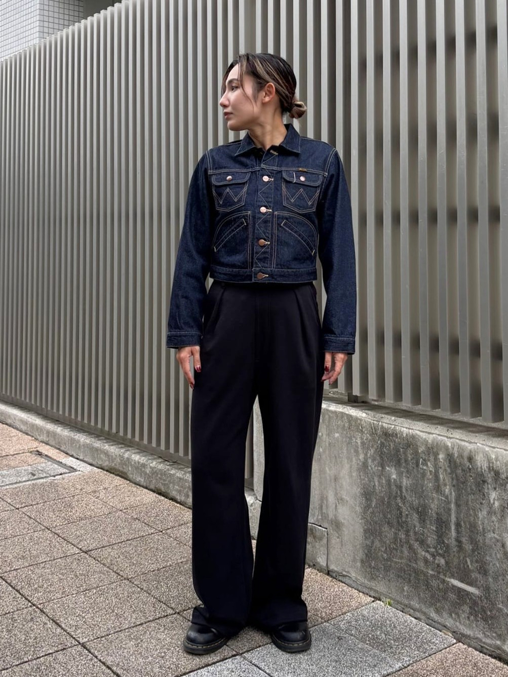 南堀江店のHinaさんのWranglerの【試着対象】Wrangler YOUTH JACKET / ユースデニムジャケットを使ったコーディネート