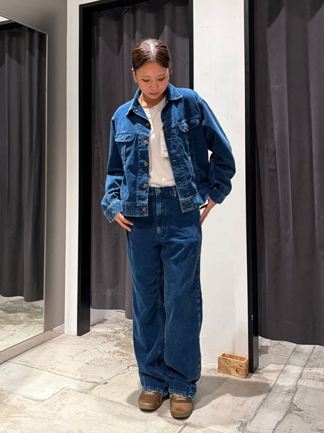 東京ソラマチ店のハナさんのLeeの【試着対象】WESTERNER JACKET / ウエスタナージャケット コーデュロイ【セットアップ可】を使ったコーディネート