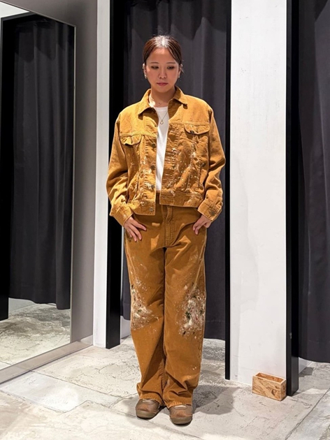 東京ソラマチ店のハナさんのLeeの【試着対象】WESTERNER JACKET / ウエスタナージャケット コーデュロイ【セットアップ可】を使ったコーディネート