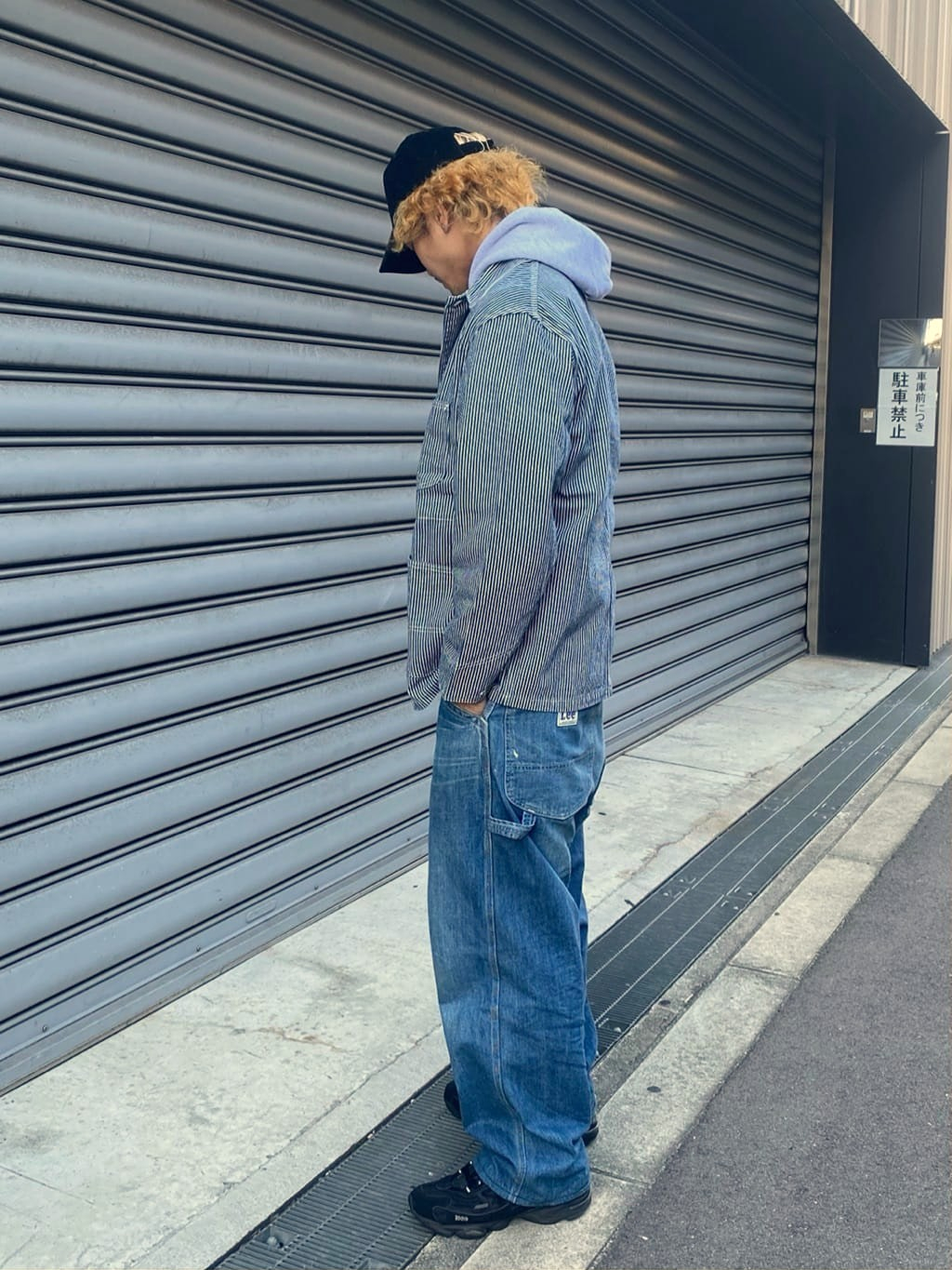 南堀江店のSHOGOさんのLeeの【試着対象】DUNGAREES ロコジャケット/カバーオール/デニムジャケット セットアップ対応【ユニセックス】を使ったコーディネート