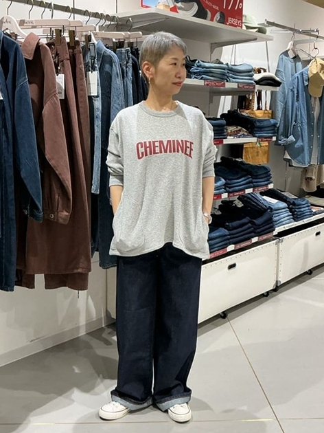 東急吉祥寺のJUNEさんのSOMETHINGのSOMETHING リバーシブルシャギースウェットを使ったコーディネート