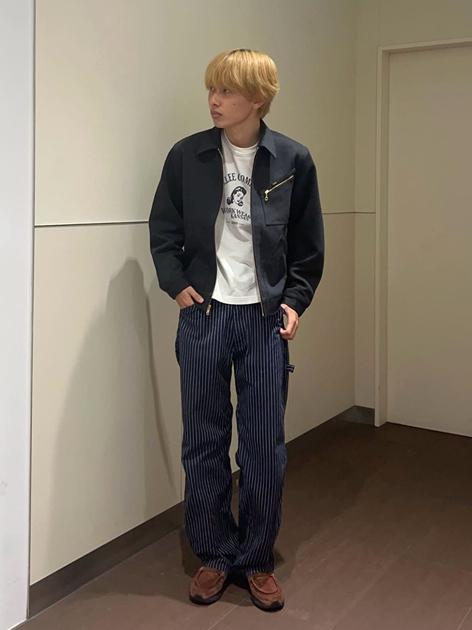 ルクア大阪のkazumaさんのLeeの【試着対象】VINTAGE LINNING BROUSE/ビンテージライニングブルゾンを使ったコーディネート
