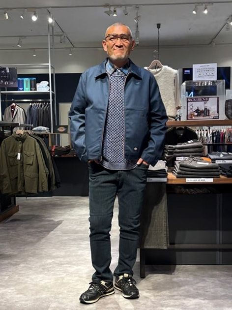 EDWIN DENIM GALAXY イーアスつくばのKENJIさんのEDWINのワークシャツを使ったコーディネート