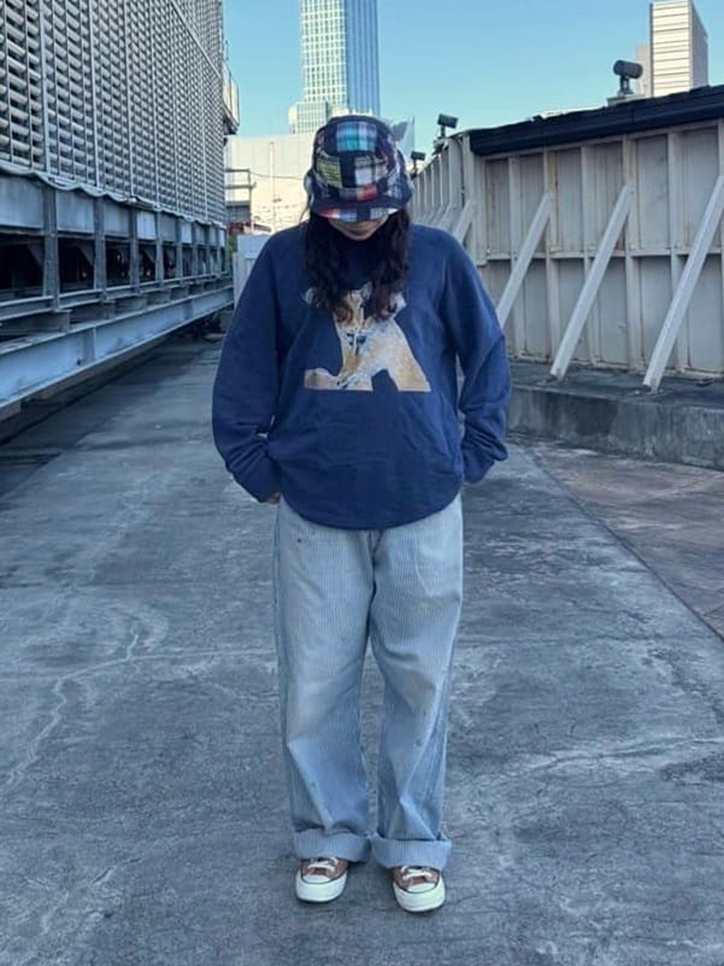 ルミネエスト新宿店のHanaさんのLeeの【試着対象】VINTAGE PAINTER PANTS/ビンテージぺインターパンツ【セットアップ可/DUNGAREES】を使ったコーディネート