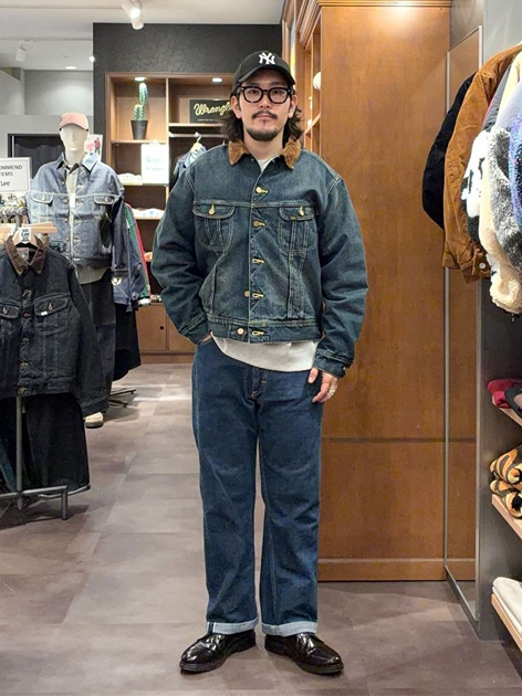 なんばパークスのホソノさんのLeeの【試着対象】STORM RIDER DENIM / ストームライダーを使ったコーディネート