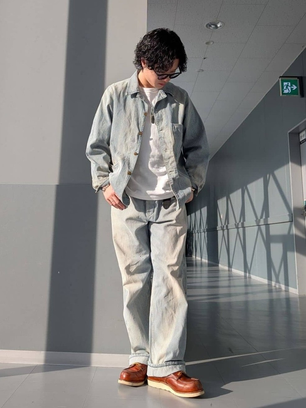 Lee アミュプラザ博多店のHiromuさんのLeeの【試着対象】VINTAGE LOCO JACKET/ビンテージロコジャケット【セットアップ可/DUNGAREES】を使ったコーディネート