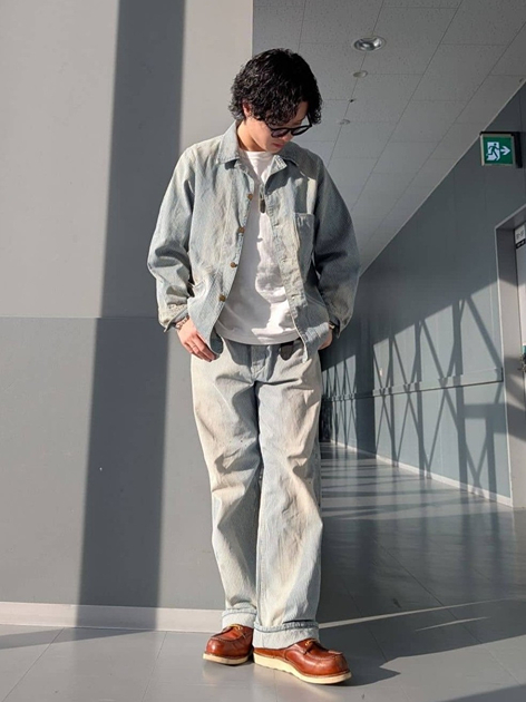 Lee アミュプラザ博多店のHiromuさんのLeeの【試着対象】VINTAGE LOCO JACKET/ビンテージロコジャケット【セットアップ可/DUNGAREES】を使ったコーディネート
