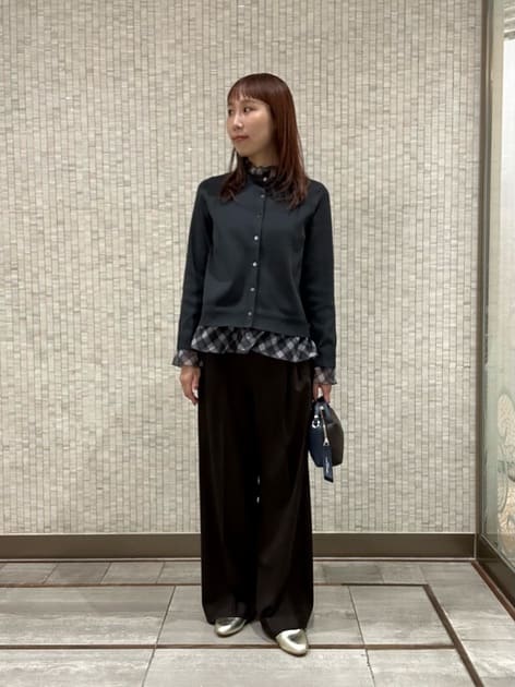 KANAZAWAさんの「UNITED ARROWS｜オーガンジー フリル マルチウェイ カーディガン」を使ったコーディネート