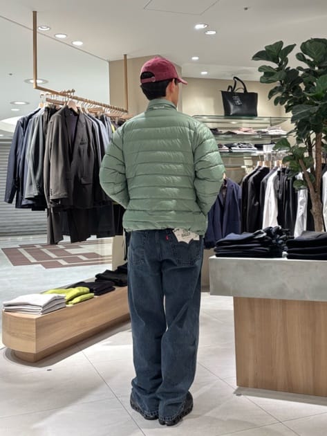 ONOさんの「green label relaxing｜【別注】＜Champion＞ハーフジップ 長袖 スウェット」を使ったコーディネート