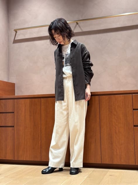 NARIさんの「BEAUTY&YOUTH UNITED ARROWS｜メタル スマートチェーン ネックレス」を使ったコーディネート