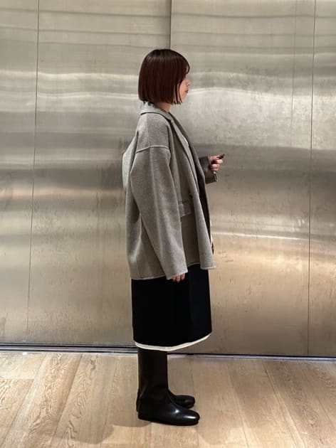 HIROSEさんの「BEAUTY&YOUTH UNITED ARROWS｜リブライン ニットプルオーバー ウォッシャブル」を使ったコーディネート