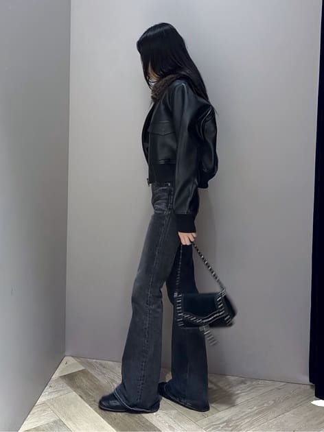 坂入　柚さんの「MOUSSY｜JEWEL STUDS SHOUDER バッグ」を使ったコーディネート