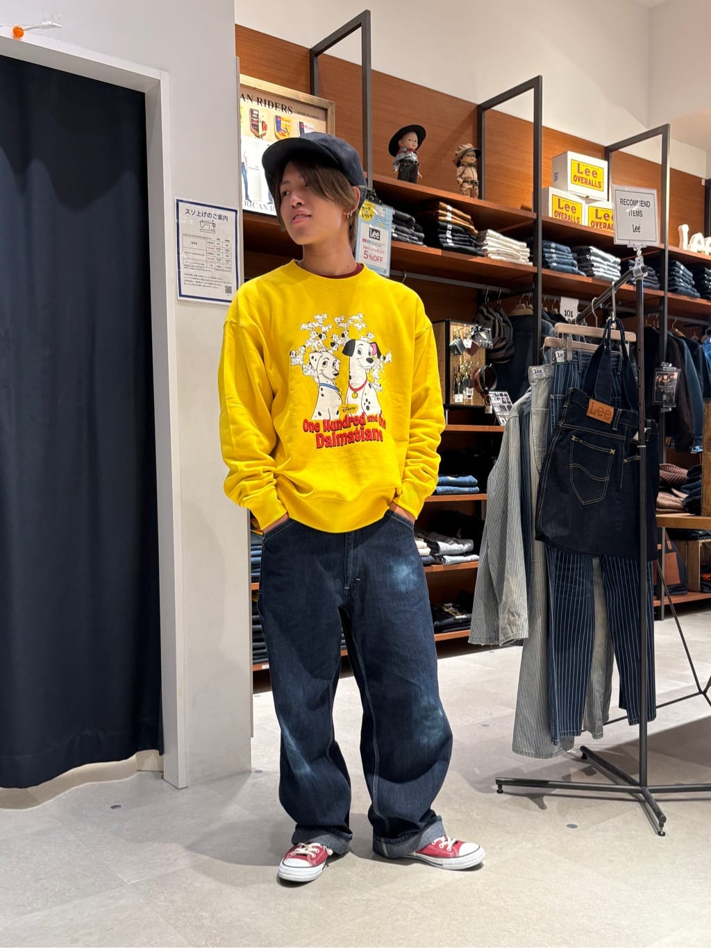 コクーンシティ2店のTokujyuさんのLeeの【LOOKBOOK掲載】NEWSBOY CAP / キャスケットを使ったコーディネート