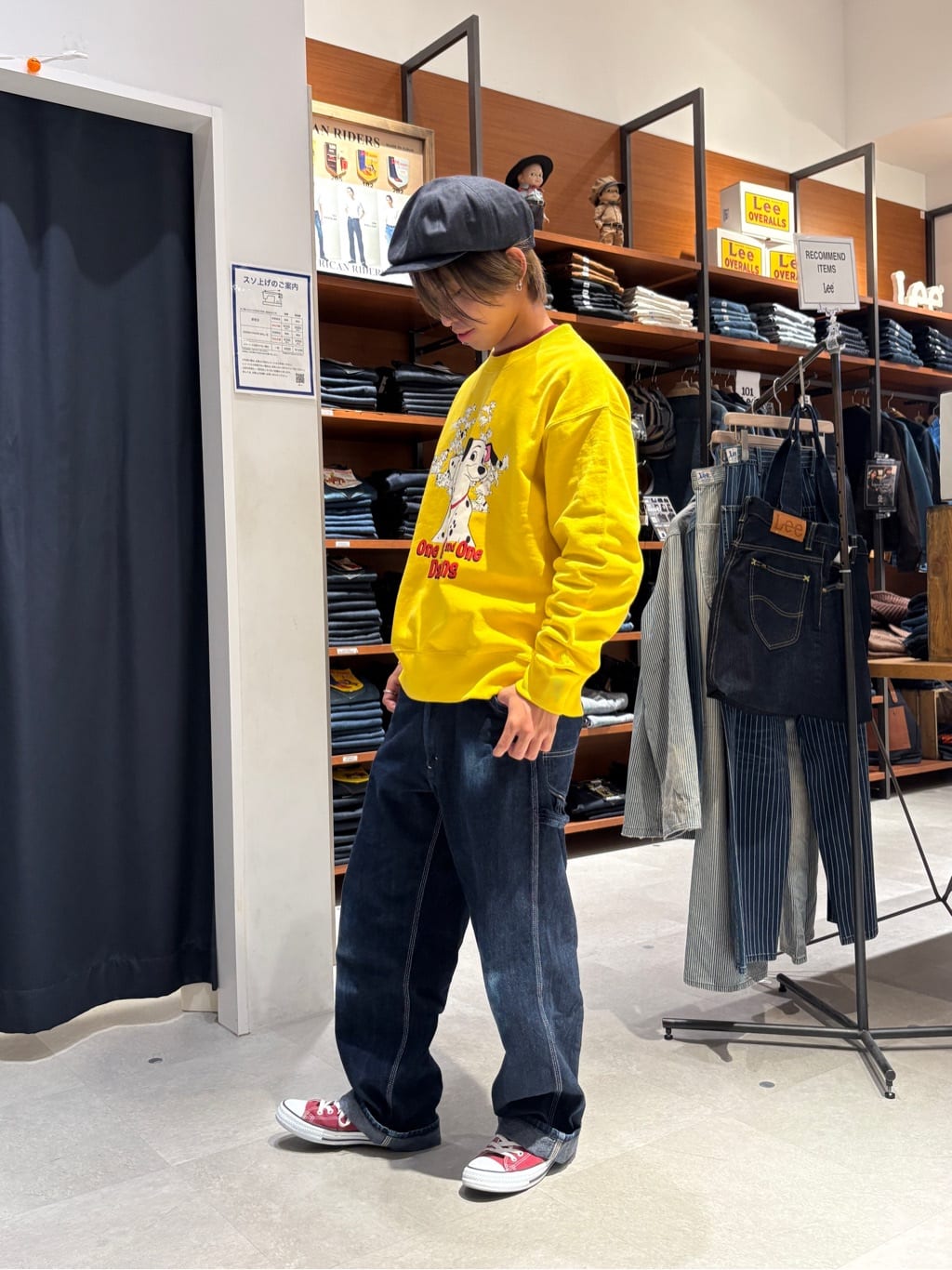 コクーンシティ2店のTokujyuさんのLeeの【LOOKBOOK掲載】NEWSBOY CAP / キャスケットを使ったコーディネート