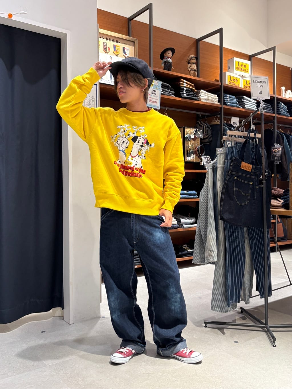 コクーンシティ2店のTokujyuさんのLeeの【LOOKBOOK掲載】NEWSBOY CAP / キャスケットを使ったコーディネート