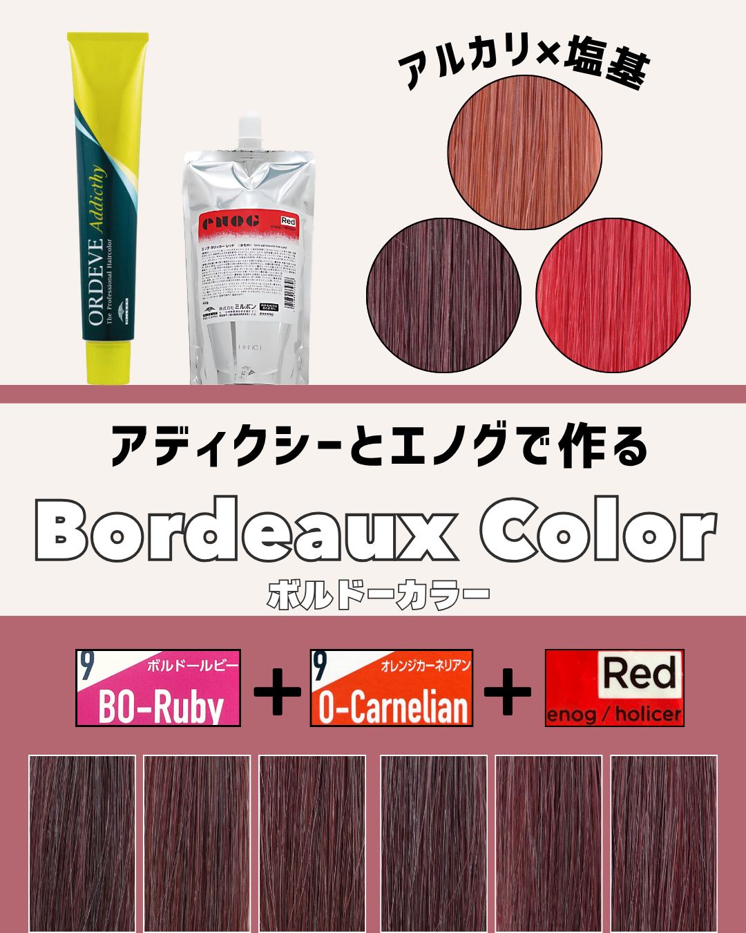 エノグ H-ホリッカーレッド 400g《ファッションカラー》の卸・通販